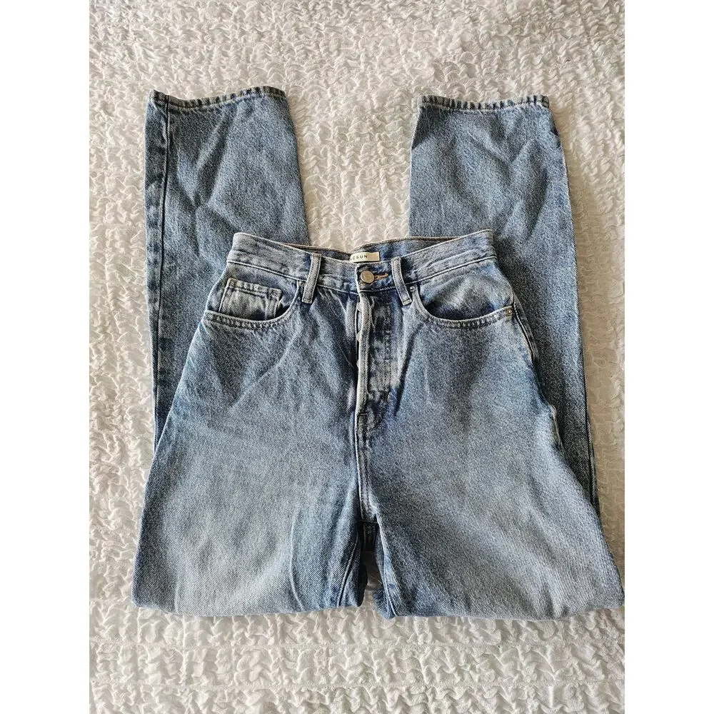 Pacsun Stretch Medium Indigo Dad Jeans sz 25